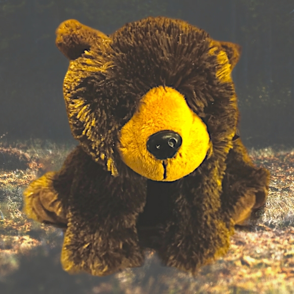 NWT Wild Republic Cuddlekins Plush/Stuffed Animal 12" Sitting Grizzly Brown Bear - Picture 1 of 6